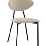 Стул обеденный Квинси велюр кремовый