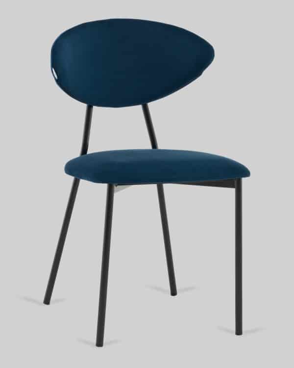 Стул обеденный Квинси велюр синий — изображение 2