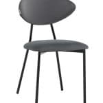 Стул обеденный Квинси велюр темно-серый