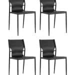 Стул обеденный West черный 4 шт.