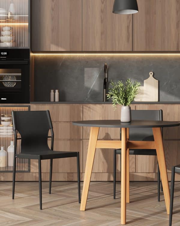 Стул обеденный West черный 4 шт. — изображение 3