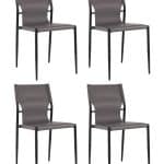 Стул обеденный West серый 4 шт.