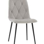 Стул Одди Diamond велюр светло-серый