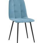 Стул Oliver велюр пыльно-голубой