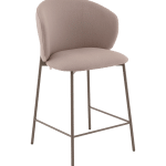 Стул полубарный Блейз велюр бежевый