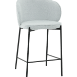 Стул полубарный Тисдейл букле светло-голубой