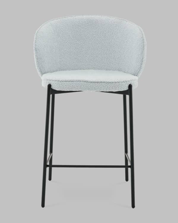 Стул полубарный Тисдейл букле светло-голубой — изображение 3