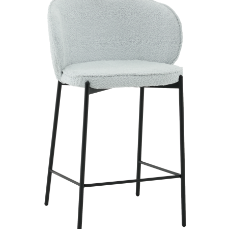 Стул полубарный Тисдейл букле светло-голубой
