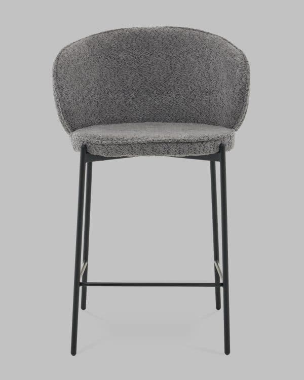 Стул полубарный Тисдейл букле темно-серый — изображение 3