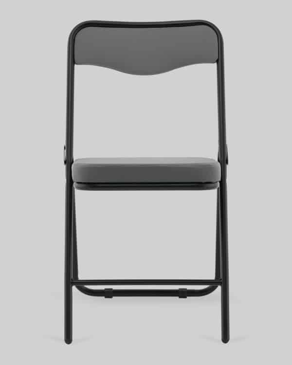 Стул складной Джонни велюр велютто темно-серый каркас черный матовый — изображение 3