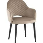 Стул Венера диамант велюр шампань