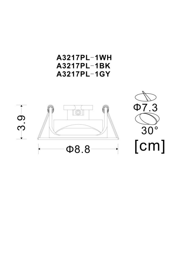 Точечный встраиваемый светильник Arte Lamp ACCENTO A3217PL-1WH — изображение 3