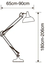 Торшер Arte Lamp GOLIATH A2487PN-1WH — изображение 4