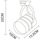 Трековый светильник Arte Lamp CINTO A2712PL-1BK — изображение 2