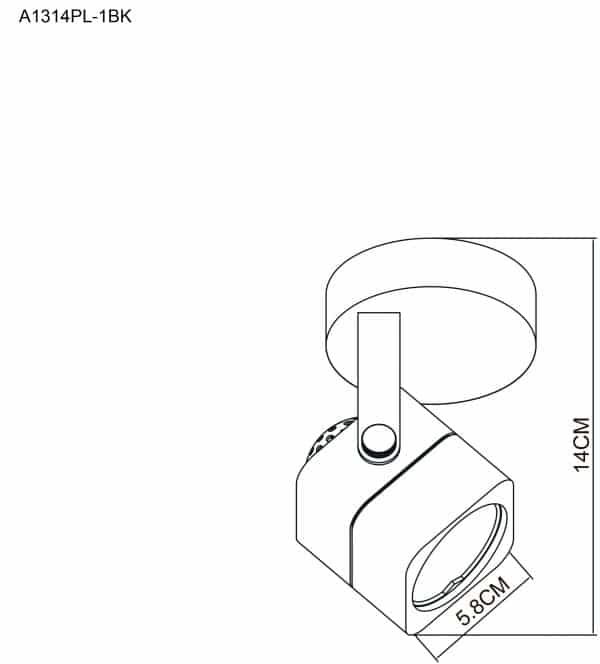 Трековый светильник Arte Lamp LENTE A1314PL-1BK — изображение 5