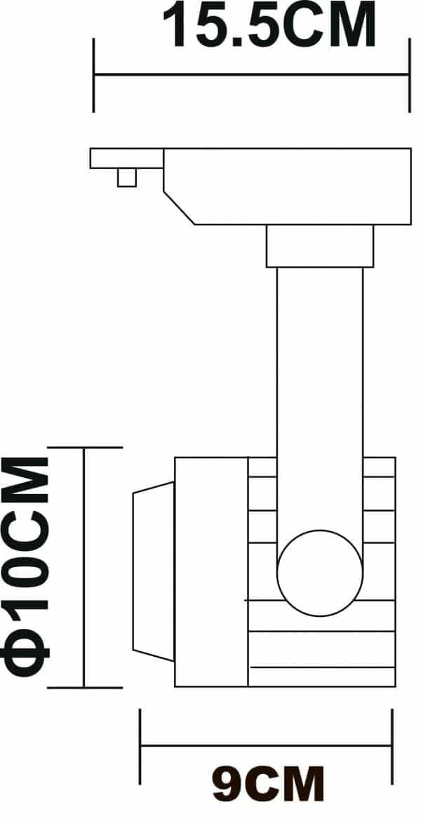 Трековый светильник Arte Lamp VIGILE A1610PL-1BK — изображение 4