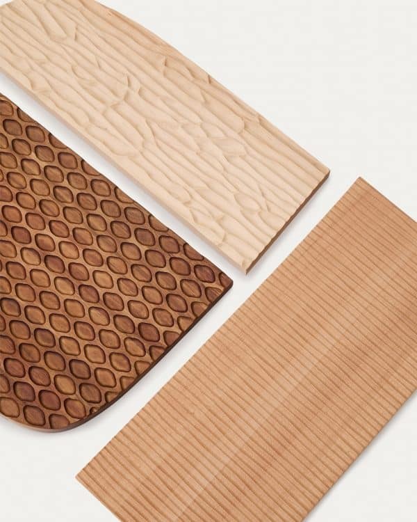 Trivax Стеновая панель из 3 частей из древесины акации — изображение 3