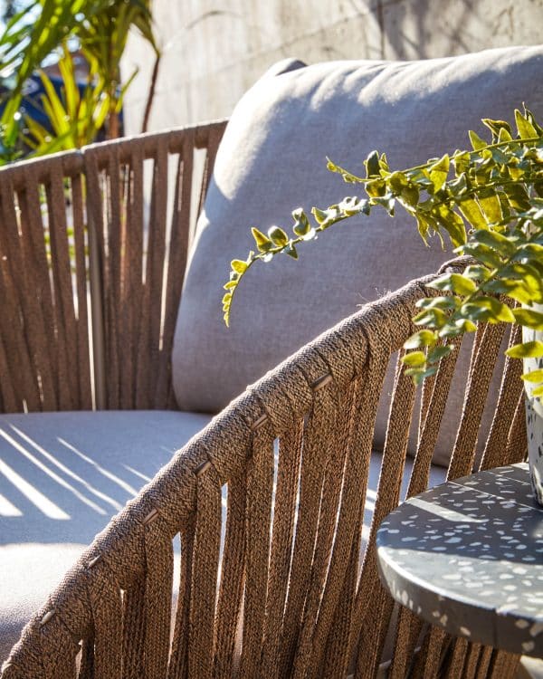 Веревочное кресло Branzie коричневое — изображение 3