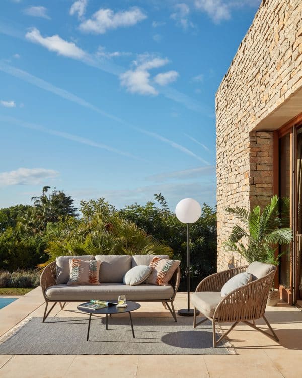 Веревочное кресло Branzie коричневое — изображение 4