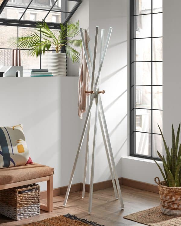 Вешалка Benzara металлическая белая — изображение 2