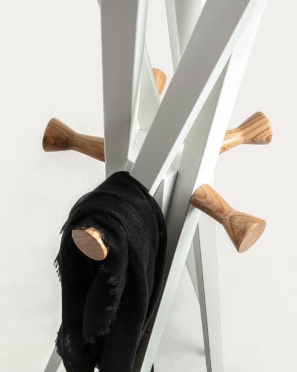 Вешалка Benzara металлическая белая — изображение 3