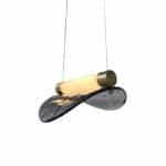 Подвесной светильник 5053P/A gold/smoky