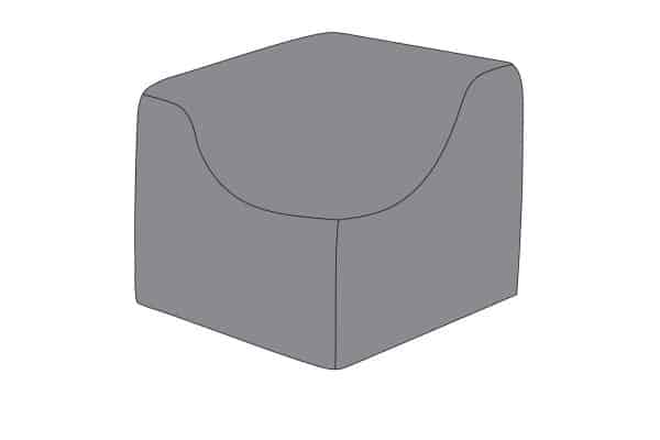 Защитный чехол на модуль Лунго угловой 86×86×65 см