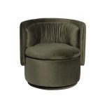 ZW-KRES-061 ZEL Кресло поворотное велюр зеленый 76*72*71см