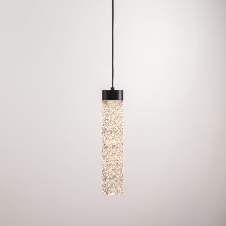 Подвесной светильник MD24030028-1A matt black/clear