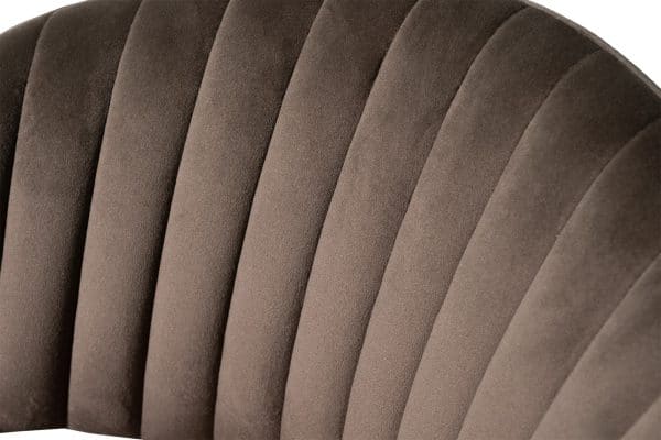 30C-12962 Стул обеденный велюр темно-коричневый 59*56*81см — изображение 3