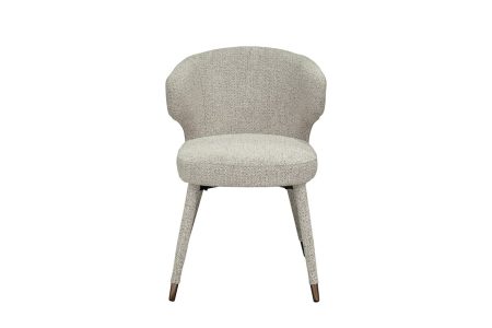 30C-13780 Стул обеденный шенилл белый 55*62*77см