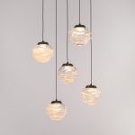 Подвесной светильник MD25030003-5A matt black/clear