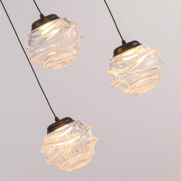 Подвесной светильник MD25030003-5B matt black/clear — изображение 2