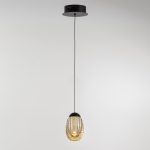 Подвесной светильник MD25090022-1A matt black/champagne — изображение 2