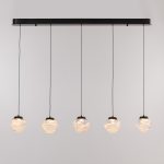 Подвесной светильник MD25030003-5B matt black/clear