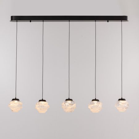 Подвесной светильник MD25030003-5B matt black/clear