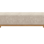 Банкетка Fjord 120 см (молочный букле