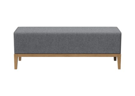 Банкетка Fjord 120 см (серый твид