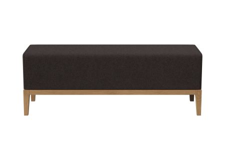 Банкетка Fjord 120 см (шоколад твид