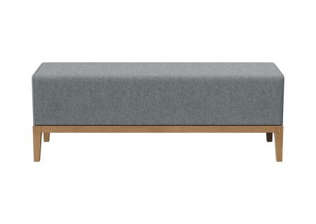 Банкетка Fjord 120 см (светло-серый твид