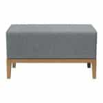 Банкетка Fjord 80 см (светло-серый твид