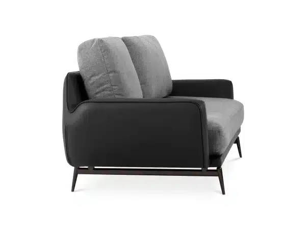 Диван Ispani трёхместный серый, черный — изображение 3