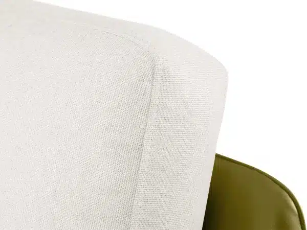 Диван Ispani угловой левый белый, зеленый — изображение 4