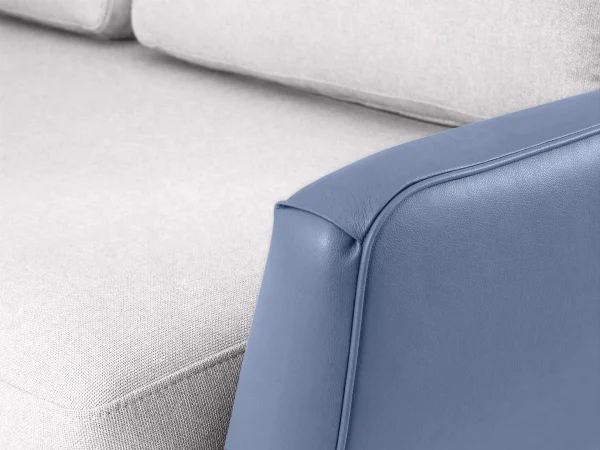 Диван Ispani угловой левый серый, голубой — изображение 5