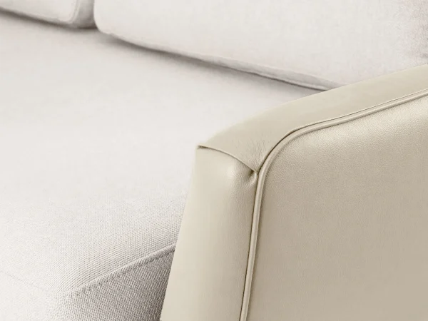 Диван Ispani угловой левый белый, бежевый — изображение 5