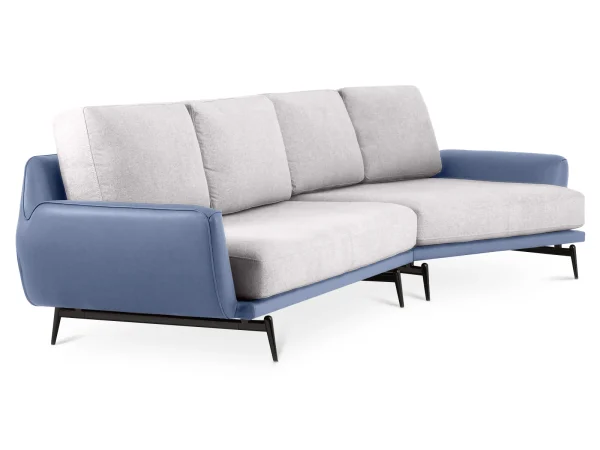 Диван Ispani угловой правый белый, зеленый — изображение 3