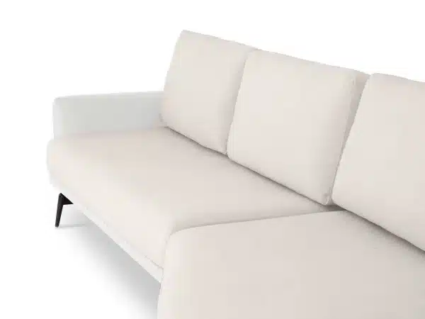 Диван Ispani угловой правый белый, бежевый — изображение 4