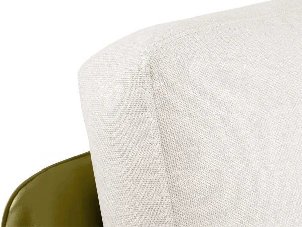 Диван Ispani угловой правый белый, зеленый — изображение 4