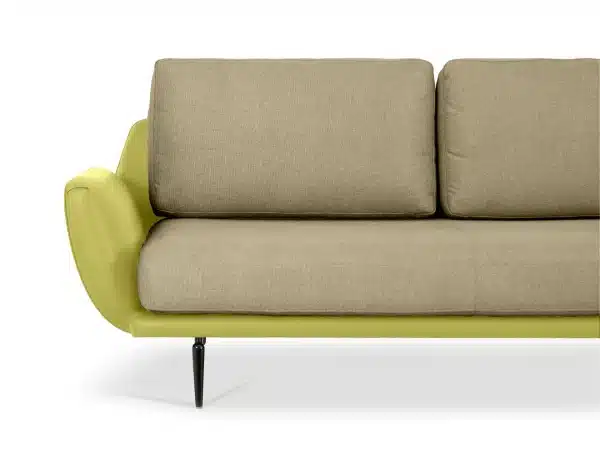 Диван Ispani угловой правый коричневый, зеленый — изображение 5