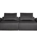 Диван трехместный Turin с мех т.серый велюр Colt1003 255*120**68см